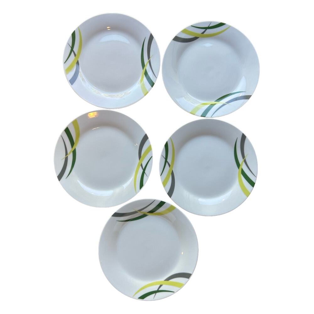 Vintage Prima Tavola Porcelain Salad Dessert Plates 7.5" German Set of 4